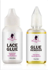 WATERPROOF, EXTREME HOLD LACE GLUE AND REMOVER