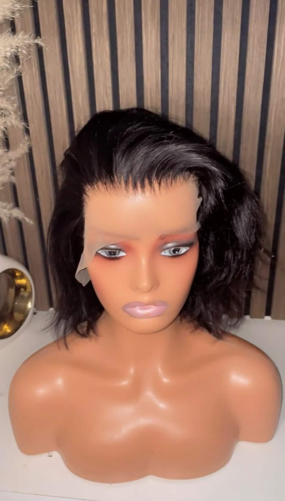 10 inch bob hd lace