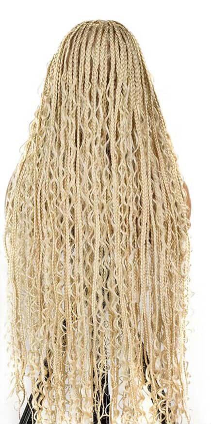 Braided full lace wig 38 inches
