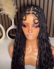 Braided full lace wig 38 inches