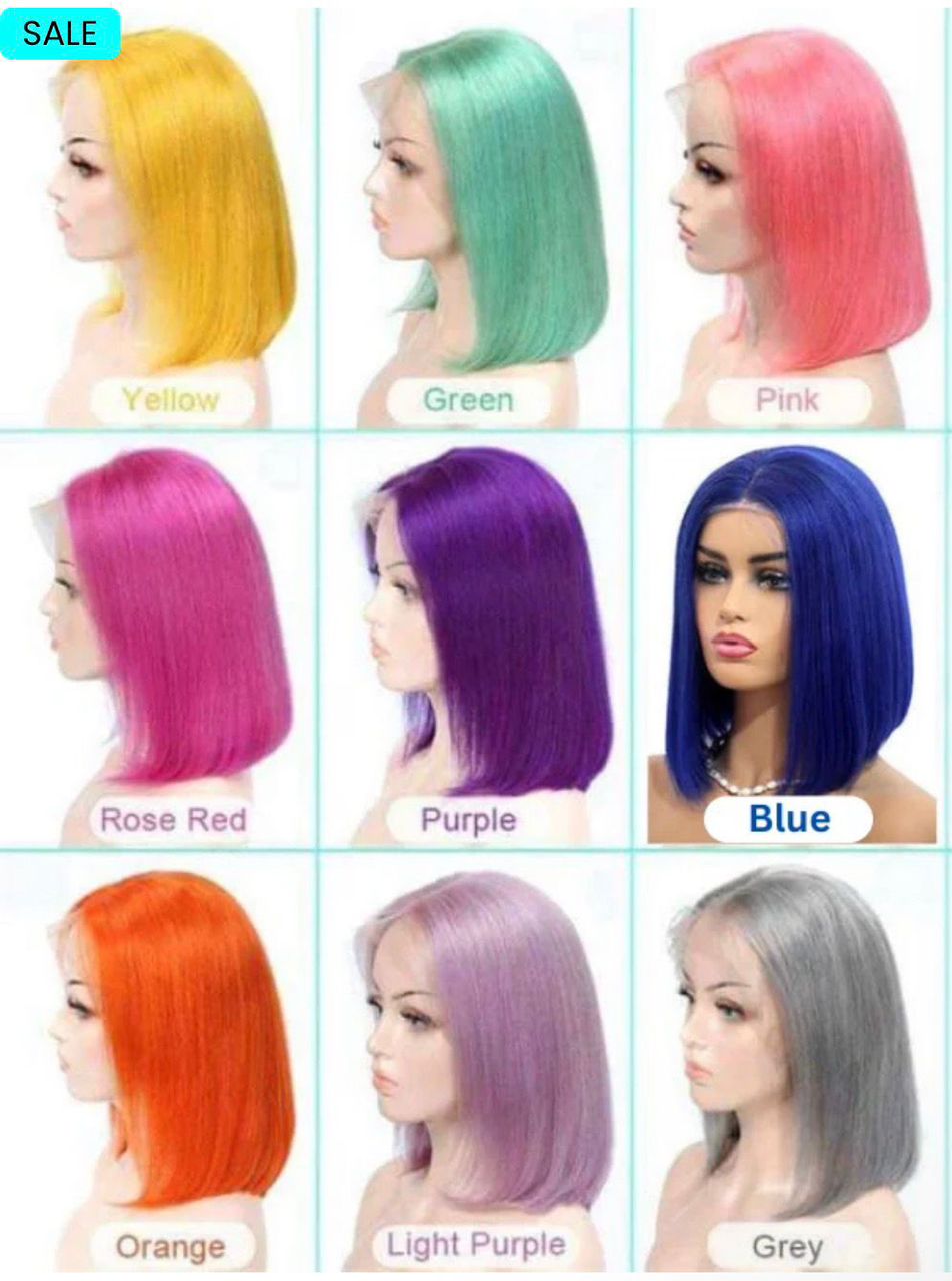 12 inch bobs 100%  human hair 13x6